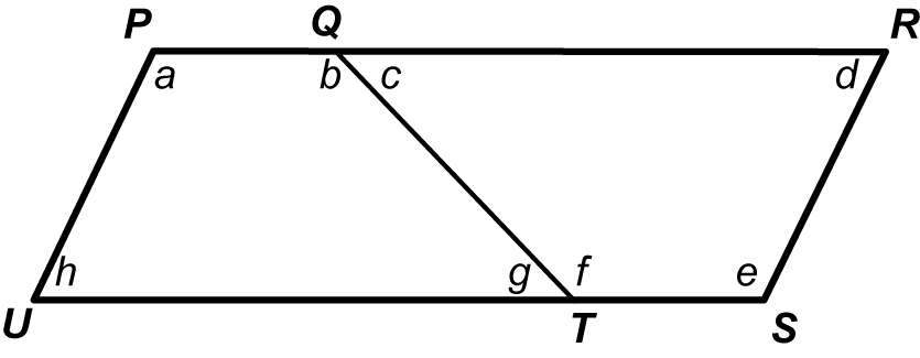 a diagram of a quadrilateral